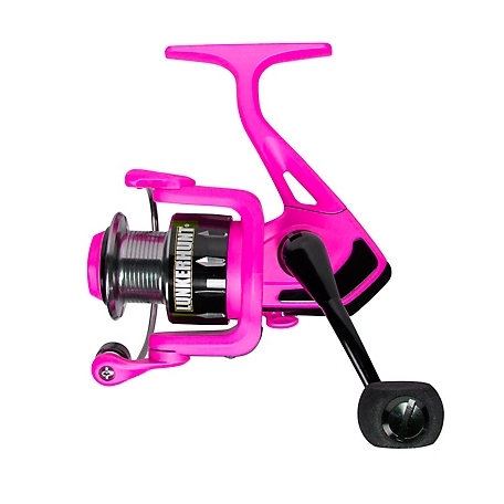 Lunkerhunt Pink 7 in. Aux Spinning Rod Combo, SAUXCOM05 at Tractor
