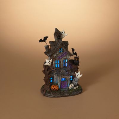 GIL Lighted Spooky Haunted Halloween House, Battery Operated