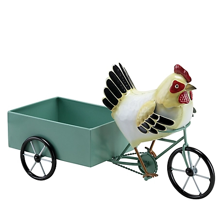 Red Shed Chicken Bike Planter