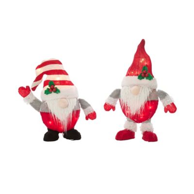 EverStar Plush Gnomes Sculptures, Set of 2