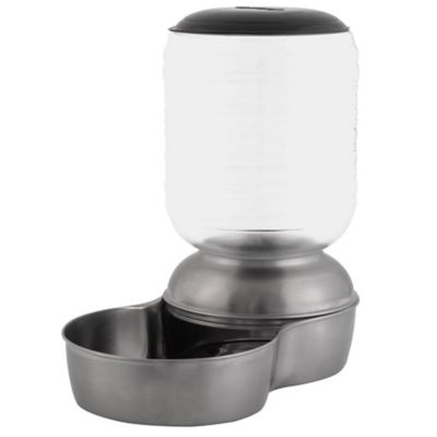 Image showing  5 lb. Replendish Stainless Steel Pet Feeder