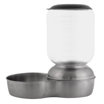 Image showing  5 lb. Replendish Stainless Steel Pet Feeder