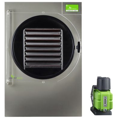 Image showing  7-Tray X-Large Stainless Steel Freeze Dryer with XL Premier Pump & Mylar Starter Kit