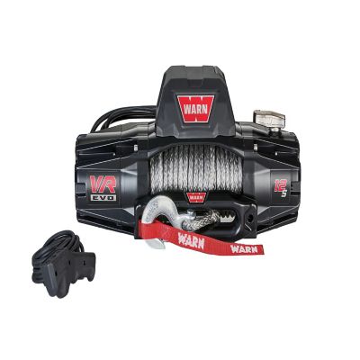 Image showing  12V Electric VR12-S Truck Winch, 12,000 lb. Capacity, Synthetic Rope