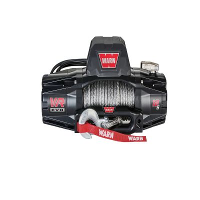 Image showing  12V Electric VR12-S Truck Winch, 12,000 lb. Capacity, Synthetic Rope