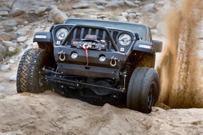 Image showing 9 th Warn 12V Electric VR12 Truck Winch, 12,000 lb. Capacity, Wire Rope