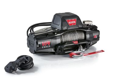 Warn 12V Electric VR EVO 8-S Winch, 8,000 lb. Capacity, Synthetic Rope