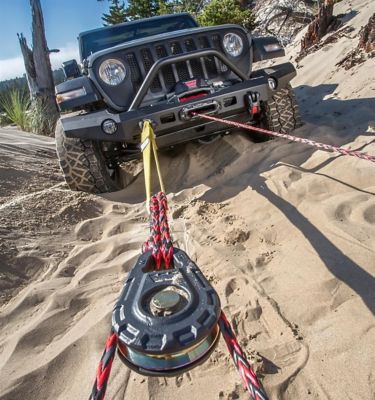 Image showing  Winch Cable Shackle to connect Recovery Accessories to Shackle Mount, Red and Black, 102559