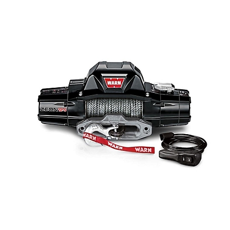 Warn ZEON 12-S Electric Winch 12,000 lb. Capacity with Spydura Synthetic Rope, 95950