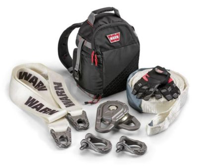 Warn Epic Heavy Duty Winch Rigging Kit with Black Backpack, 97570