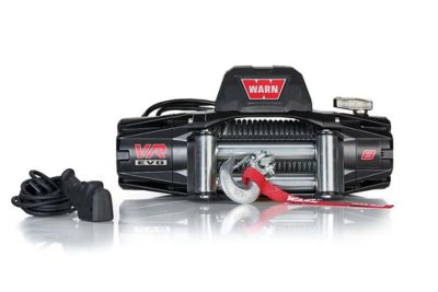 Warn 12V Electric VR8 ATV/UTV Winch, 8,000 lb. Capacity, Wire Rope