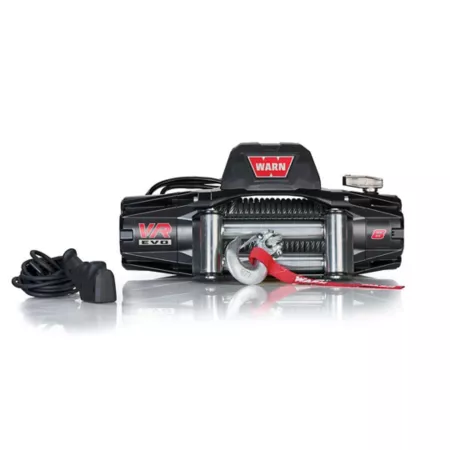 Warn VR8 Electric ATV/UTV Winch 12V 8 000 lb Capacity Wire Cable Truck & SUV Winches