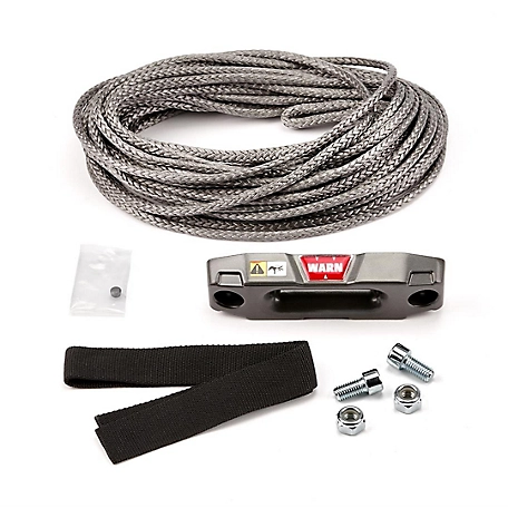 Warn Synthetic Rope Upgrade Kit For Warn VRX 2500, VRX 3500, AXON 3500 Winches, 100969