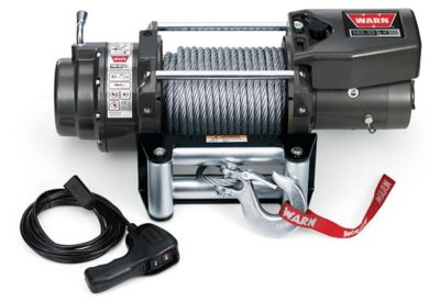 Warn 12V Electric Winch, 16,500 lb. Capacity, Wire Rope