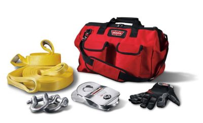 Warn Recovery Kit with Red Gear Bag