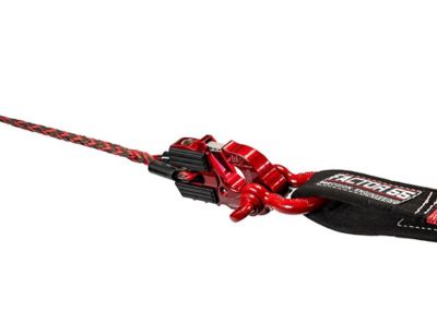 Image showing  Ultra Hook Winch Clevis Hook with Shackle Pin Mounting Hole-Red, 16,000 lb. Capacity