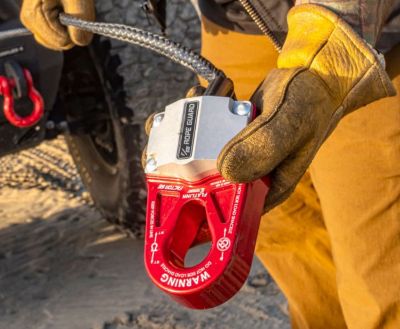 Image showing  Winch Cable Protector Plate and Rope Guard, for use with Flatlinks, 00380