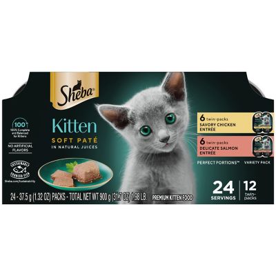 Sheba Kitten Perfect Portions Chicken Pate, 2.65 oz./24