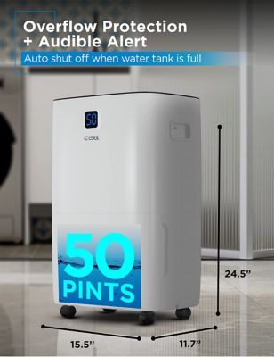 Image showing  50 pt. Dehumidifier with Built-In Pump, 4,500 sq. ft.