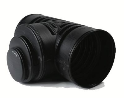 Neat Distributing 6 in. HDPE Tee Single Wall