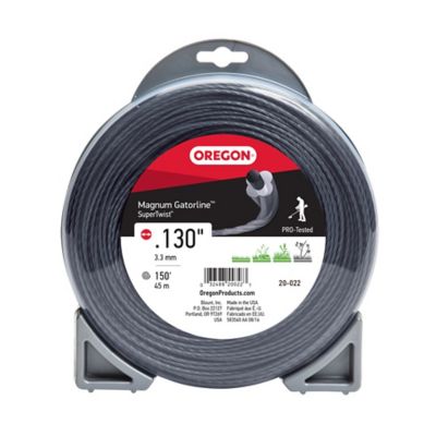 Oregon Magnum Gatorline SuperTwist Trimmer Line, 150 ft. x .130 in. Diameter