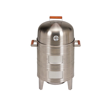 Americana Stainless Steel Charcoal Water Smoker, 5025.2.911