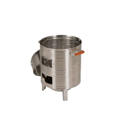 Image showing 5 th Americana 351 sq. in. Stainless Steel Charcoal Water Smoker
