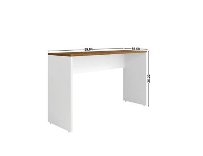 Image showing  Eiffel Modern Garage Desk, White