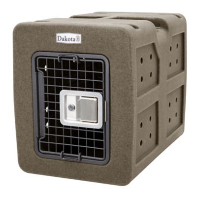 Dakota 283 G3 23 in. L x 16 in. W x 18.75 in. H Framed-Door Dog Kennel with Dakota Guard Antimicrobial, Coyote Granite