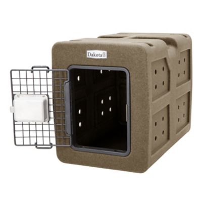 Image showing  G3 23 in. L x 16 in. W x 18.75 in. H Framed-Door Dog Kennel with Dakota Guard Antimicrobial, Coyote Granite