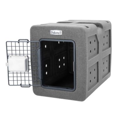 Image showing  G3 23 in. L x 16 in. W x 18.75 in. H Framed-Door Dog Kennel with Dakota Guard Antimicrobial, Dark Granite