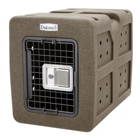 Dakota 283 G3 23 in L x 16 in W x 18.75 in H Framed Door Dog House Coyote Granite Plastic Crates