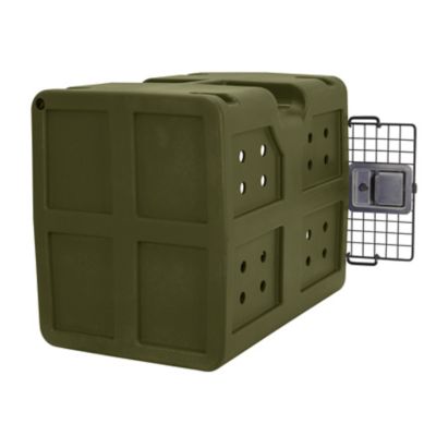 Image showing  G3 23 in. L x 16 in. W x 18.75 in. H Framed-Door Dog Kennel, Olive