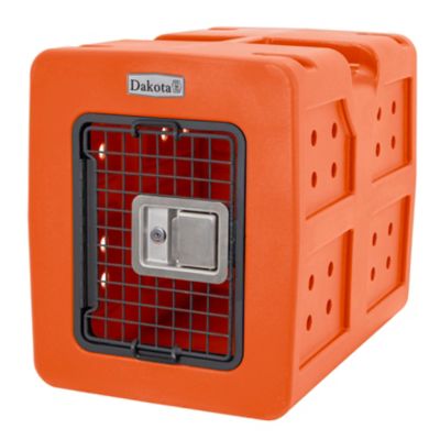 Dakota 283 G3 1-Door Polyethylene Dog Kennel, 23 in. L x 16 in. W x 18.75 in. H, Orange