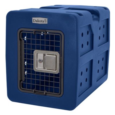 Dakota 283 G3 23 in. L x 16 in. W x 18.75 in. H Framed-Door Dog Kennel, Blue