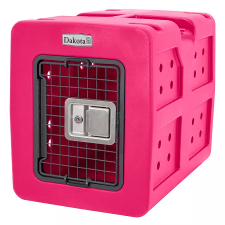 Dakota 283 G3 Framed Door Dog House 23 in L x 16 in W x 18.75 in H Pink Plastic Crates