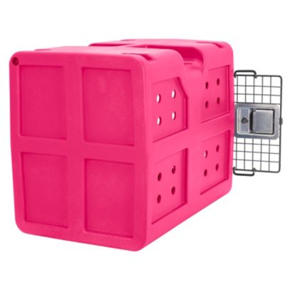 Image showing  G3 23 in. L x 16 in. W x 18.75 in. H Framed-Door Dog Kennel, Pink