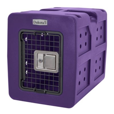 Dakota 283 G3 1-Door Polyethylene Dog Kennel, 23 in. L x 16 in. W x 18.75 in. H, Purple