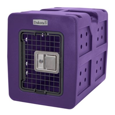 Dakota 283 G3 23 in. L x 16 in. W x 18.75 in. H Framed-Door Dog Kennel, Purple