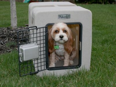 Image showing  G3 23 in. L x 16 in. W x 18.75 in. H Framed-Door Dog Kennel, Sand