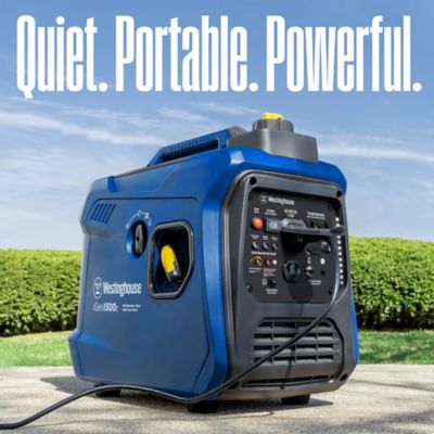 Image showing  1,500/1,000-Watt Gasoline Powered Portable Inverter Generator, Super Quiet, Lightweight, CO Sensor