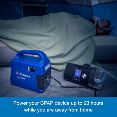 Image showing 6 th Westinghouse 320-Watt Solar Powered Portable Power Station, 296Wh Lithium-Ion Battery, 600W Solar Generator, Pure Sine Wave