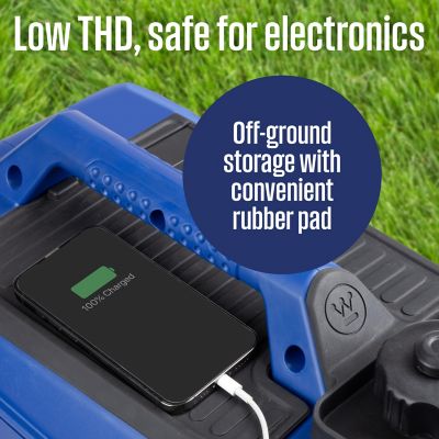 Image showing 5 th Westinghouse 2,550/1,900 W Gasoline Powered Portable Inverter Generator, Super Quiet, Lightweight, RV-Ready 30A Outlet