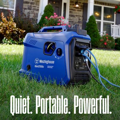 Image showing 6 th Westinghouse 2,550/1,900 W Gasoline Powered Portable Inverter Generator, Super Quiet, Lightweight, RV-Ready 30A Outlet