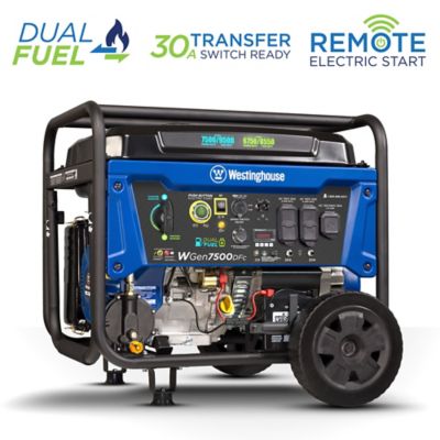 Westinghouse 9500 Watt Home Backup Dual Fuel Portable Generator, CO Sensor Very pleased with purchase