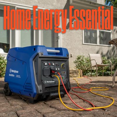 Image showing 6 th Westinghouse 5,000/3,900-Watt Gasoline Powered Portable Inverter Generator, CO Sensor, Recoil Start