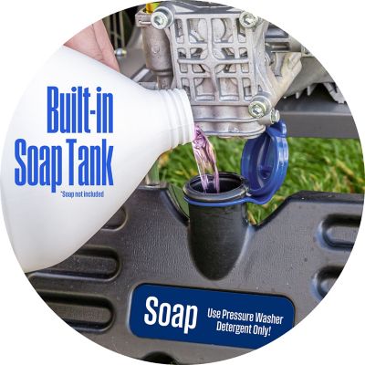 Image showing  2,700-PSI 2.3 GPM Gas Cold Water Pressure Washer with 5 Nozzles and Soap Tank