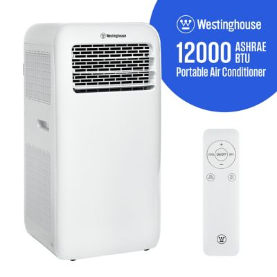 Westinghouse 12,000 BTU Portable Air Conditioner with Remote, 3-in-1 Operation, Up to 550 sq ft
