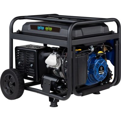 Image showing 8 th Westinghouse 6,500/5,300-Watt Dual-Fuel Home Backup Portable Generator, CO Sensor