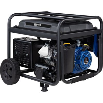 Image showing 8 th Westinghouse 6,600/5,300-Watt Gasoline Powered Home Backup Portable Generator, Recoil Start, RV-Ready Outlet, CO Sensor